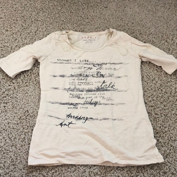 Esprit Tops - 1/2-Length Sleeve Graphic Tee
